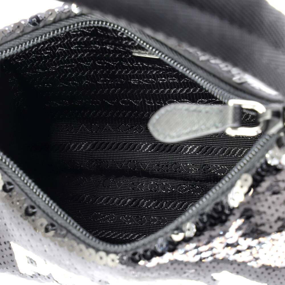 Prada Re-Edition Hobo Sequins Mini #204344P21B - Picture 6 of 7
